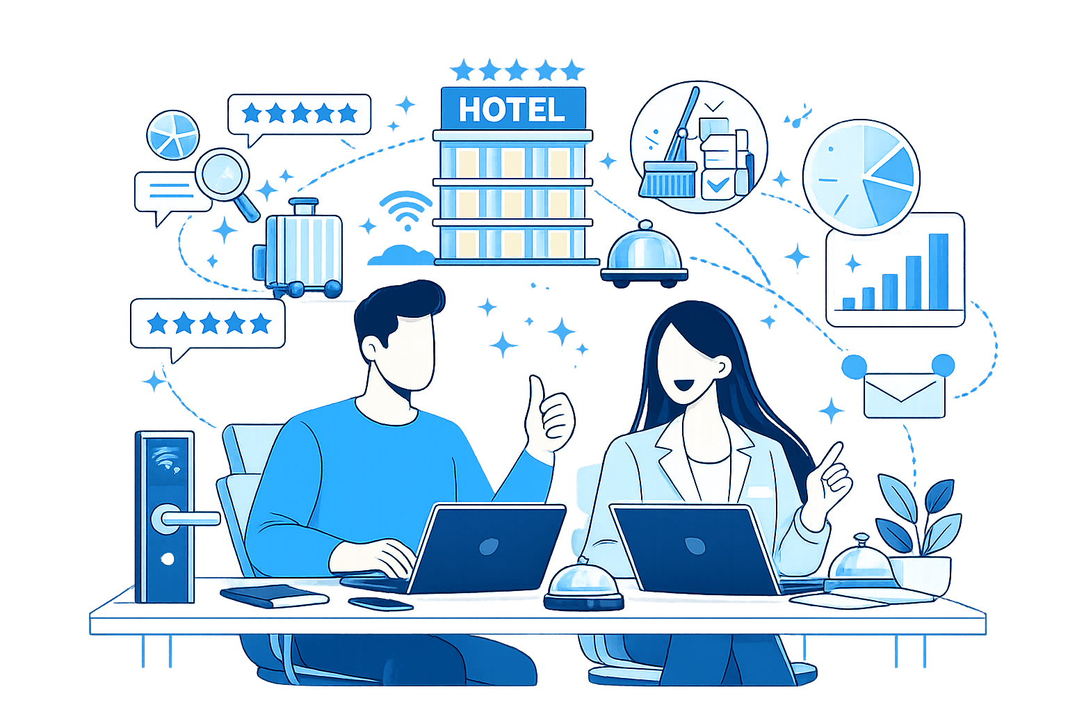 Software per migliorare il coordinamento di housekeeping e manutenzioni negli hotel, villaggi vacanze e case vacanza