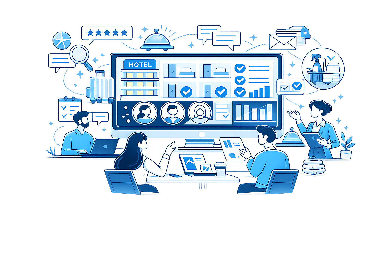 Piattaforma per centralizzare housekeeping, segnalazioni e manutenzioni negli hotel, villaggi e case vacanza - Hoida Hospitality