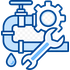 Icona manutenzione impianti per Facility Management e gestione interventi
